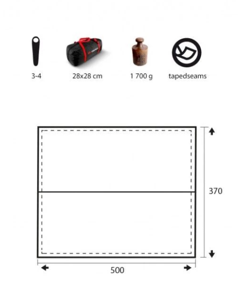 Trimm Trace XL tarppi, vihreä