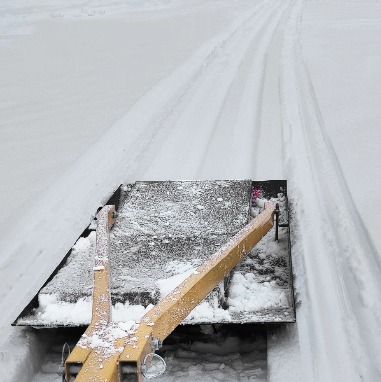 Haghus latuhöylä Ski Track Machine FIS mitoilla