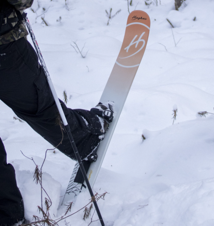 Haghus Liuku 125 liukulumikengät + pivot side