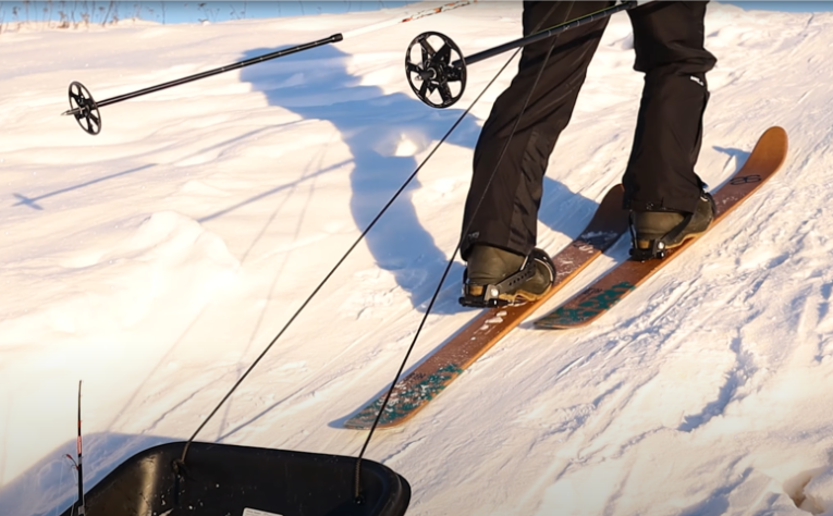 Altai Skis Altai Hok 145 liukulumikengät + Pivot siteet