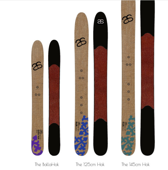 Altai Skis Altai Hok 145 liukulumikengät + Pivot siteet