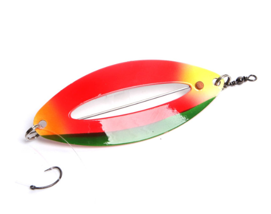 Väinö Tanabru 85mm 13g Isokokoiset rautulätkät valoaukolla.