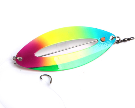 Väinö Tanabru 85mm 13g Isokokoiset rautulätkät valoaukolla.