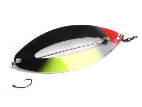 Väinö Tanabru 85mm 13g Isokokoiset rautulätkät valoaukolla.