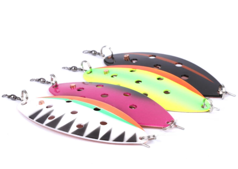 Väinö Nellimn 85mm 14g Isokokoiset rautulätkät upeissa väreissä.