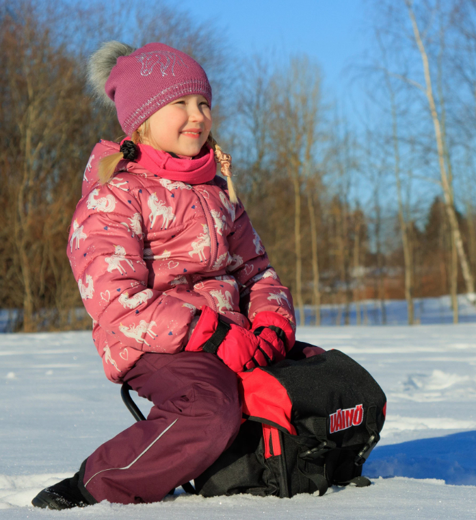 Pikkuväinö lasten pilkkireppujakkara 18L