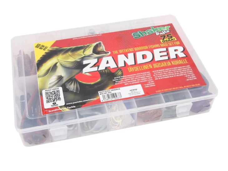 Shaker Baits Maxi gösjiggset 106 delar