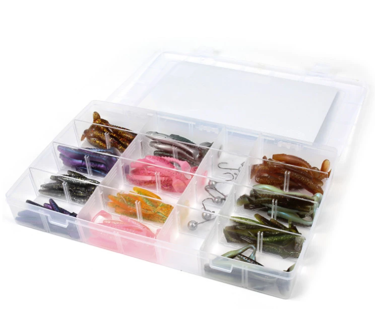 Shake Baits Maxi 106-osainen ahvenjigisarja