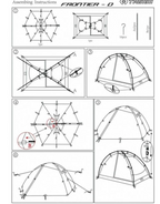 Trimm Frontier-D teltta lime / harmaa