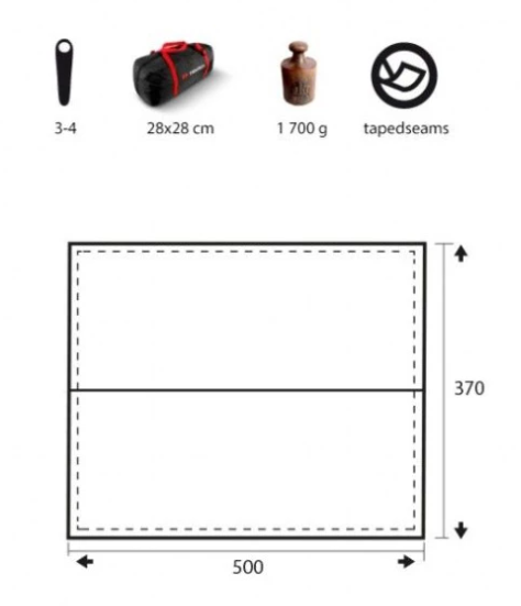 Trimm Trace XL tarppi camo