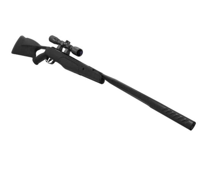 Crosman F4 Black 4.5mm ilmakivääri kiikaritähtäimellä