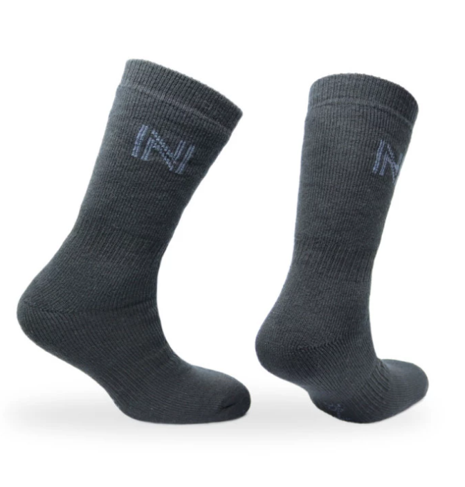Norfolk Nordique merinovilla saapassukat, musta