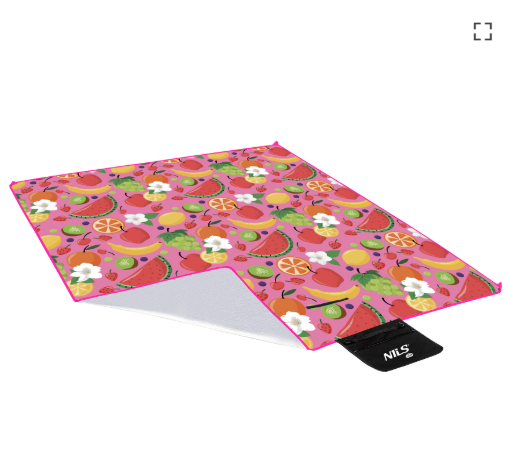 Picnic huopa "Fruit" 200x200 cm NC2223 NILS CAMP