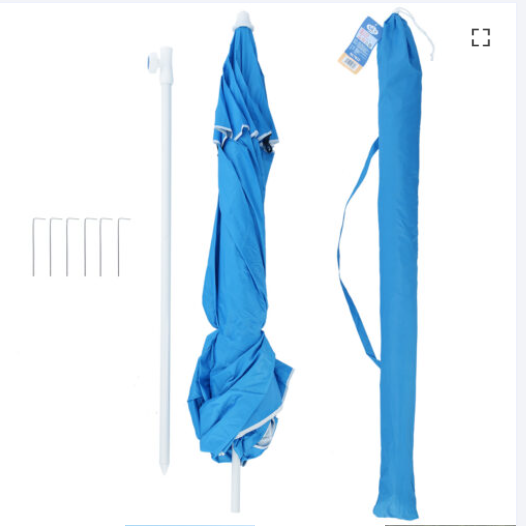 Aurinkovarjo rannalle XL 220 cm NC7822 NILS - kaksi väriä