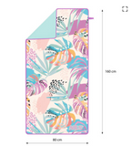 Mikrokuitupyyhe NCR14 FLORA 160x80 cm NILS