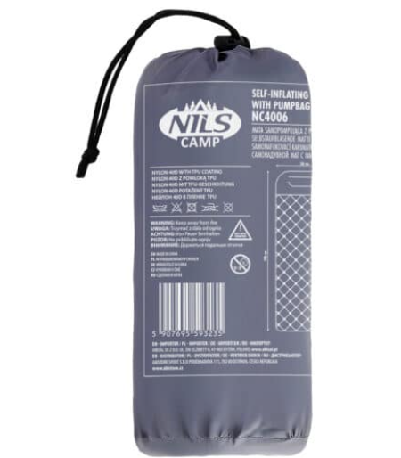 Makuualusta pumpulla NC4006 NILS CAMP