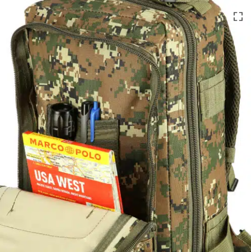 Maastokuvioitu reppu Defender 30l CBT7204 NILS CAMP