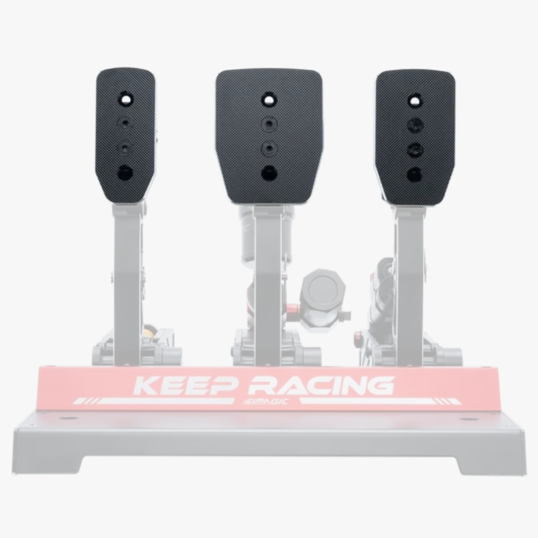 Simagic P1000 Dual Flat Pedal Plate Set (P-FFP)