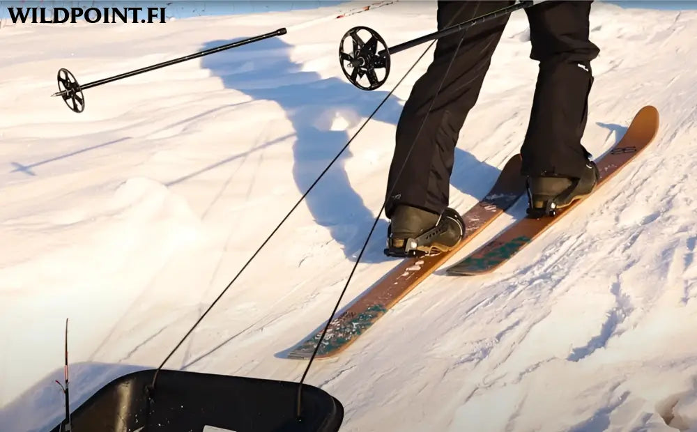 Altai skis altai hok 145 liukulumikengät + pivot siteet