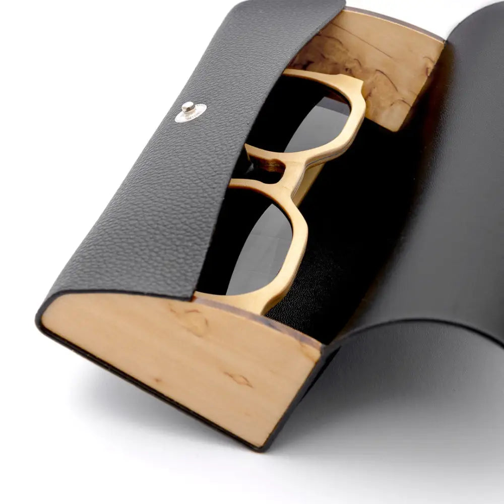 Arctic birch - miesten aurinkolasit - pyöreät puukehys retkeilyvarusteet verkkokaupasta 95 €