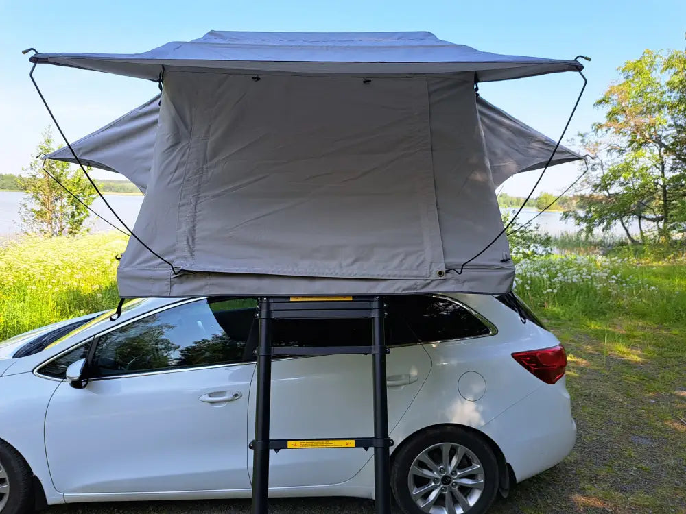 Auton kattoteltta ilma lyhyt 1.4 harmaa - harmaa - kattoteltta - wildpoint retkeilyvarusteet verkkokaupasta 1 156,50 €