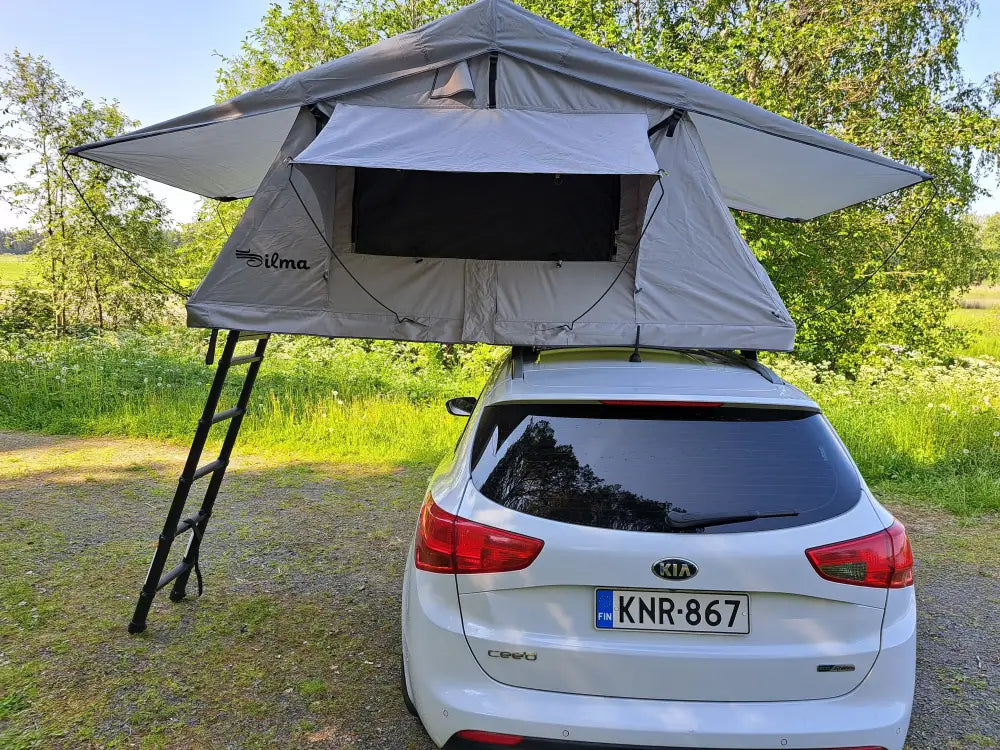 Auton kattoteltta ilma lyhyt 1.4 harmaa - harmaa - kattoteltta - wildpoint retkeilyvarusteet verkkokaupasta 1 156,50 €