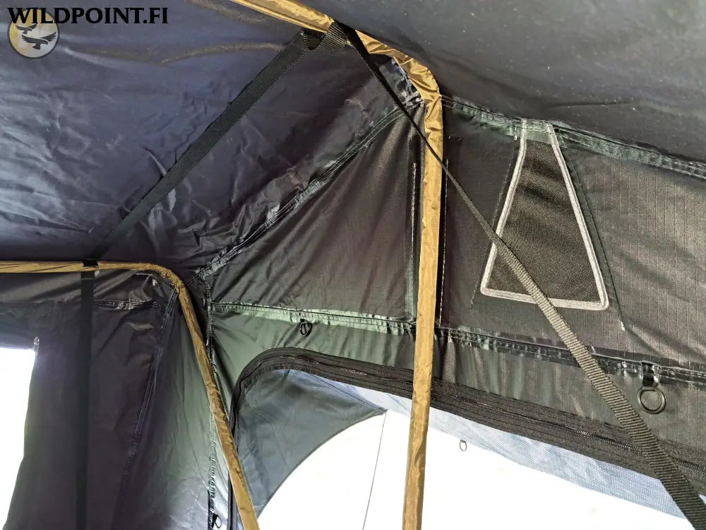 Auton kattoteltta ILMA lyhyt 1.4 MUSTA - Musta - Kattoteltta