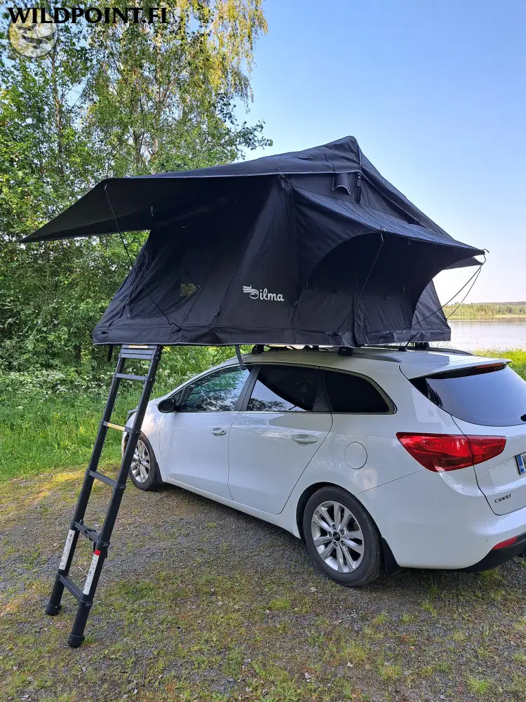 Auton kattoteltta ILMA lyhyt 1.4 MUSTA - Musta - Kattoteltta