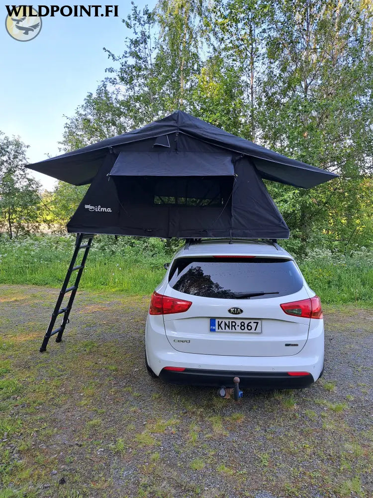 Auton kattoteltta ILMA lyhyt 1.4 MUSTA - Musta - Kattoteltta