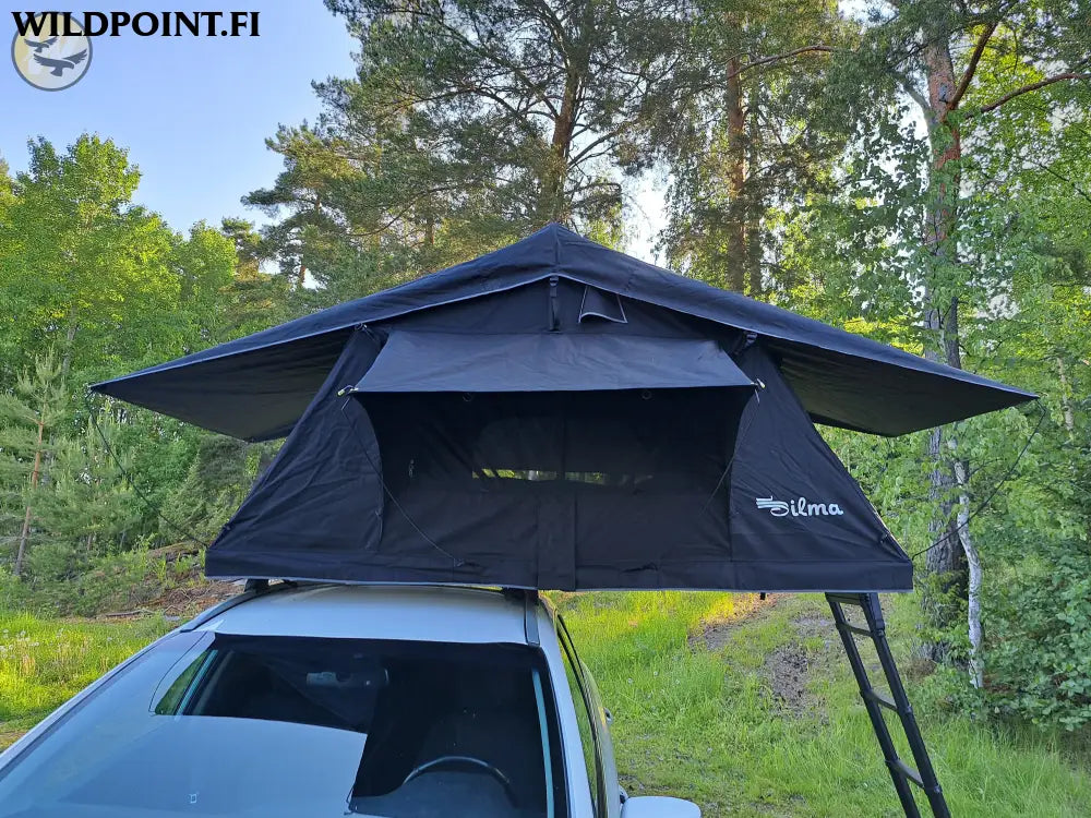 Auton kattoteltta ILMA lyhyt 1.4 MUSTA - Musta - Kattoteltta