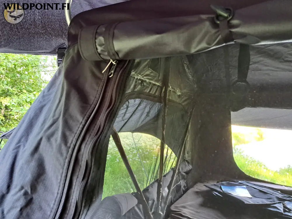 Auton kattoteltta ILMA lyhyt 1.4 MUSTA - Musta - Kattoteltta