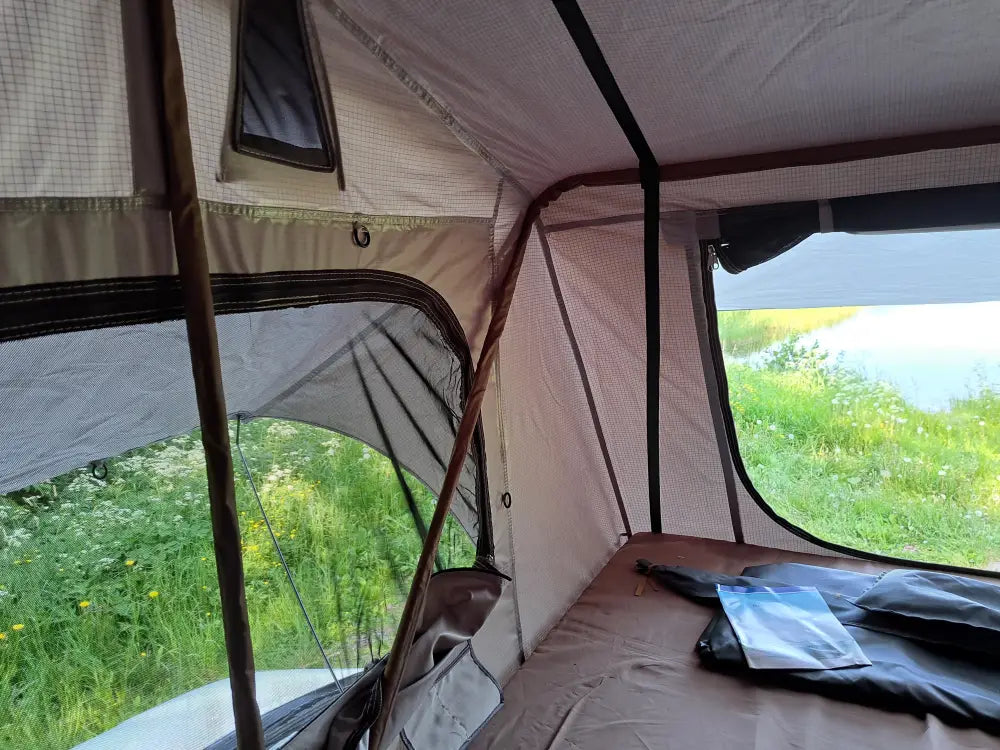 Auton kattoteltta ilma pitkä 1.4 harmaa - harmaa - kattoteltta - wildpoint retkeilyvarusteet verkkokaupasta 1 390 €