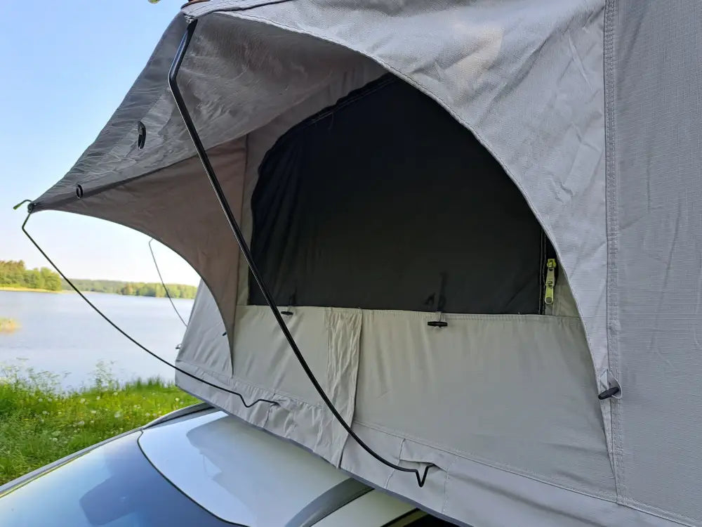 Auton kattoteltta ilma pitkä 1.4 harmaa - harmaa - kattoteltta - wildpoint retkeilyvarusteet verkkokaupasta 1 390 €