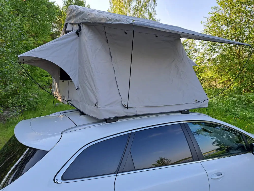 Auton kattoteltta ilma pitkä 1.4 harmaa - harmaa - kattoteltta - wildpoint retkeilyvarusteet verkkokaupasta 1 390 €