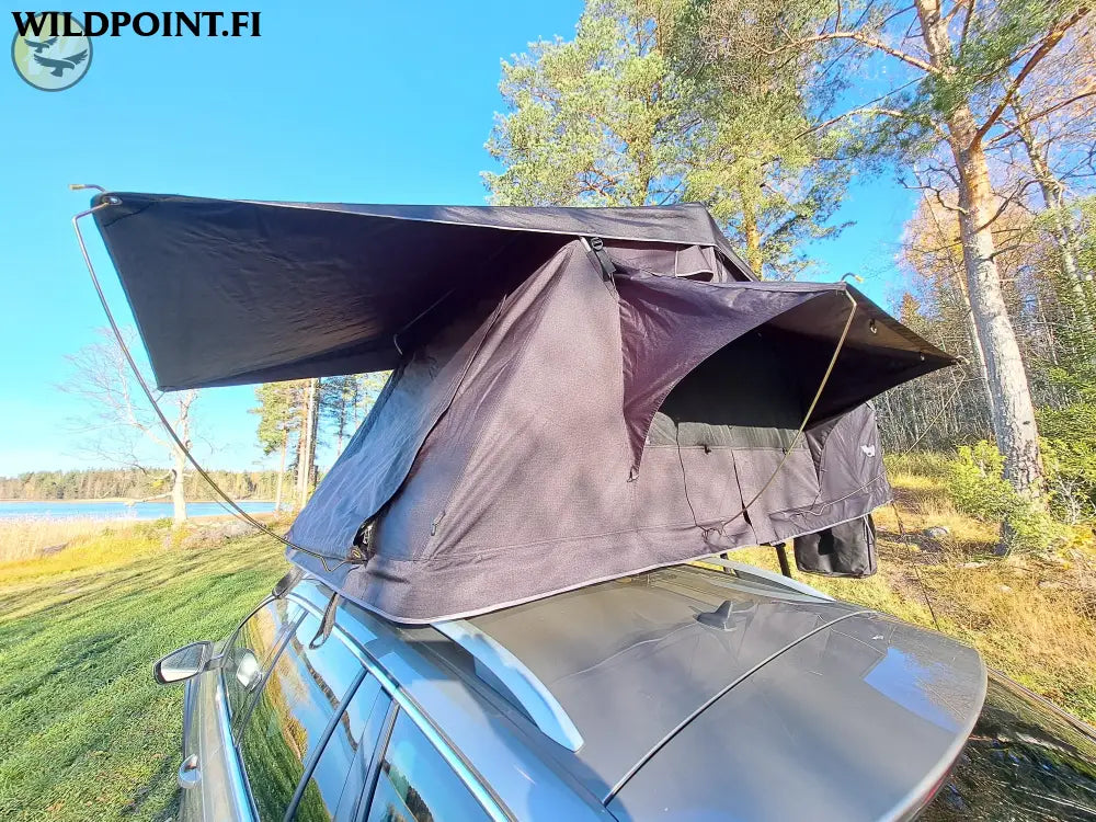 Auton kattoteltta ILMA pitkä 1.4 MUSTA - Musta - Kattoteltta