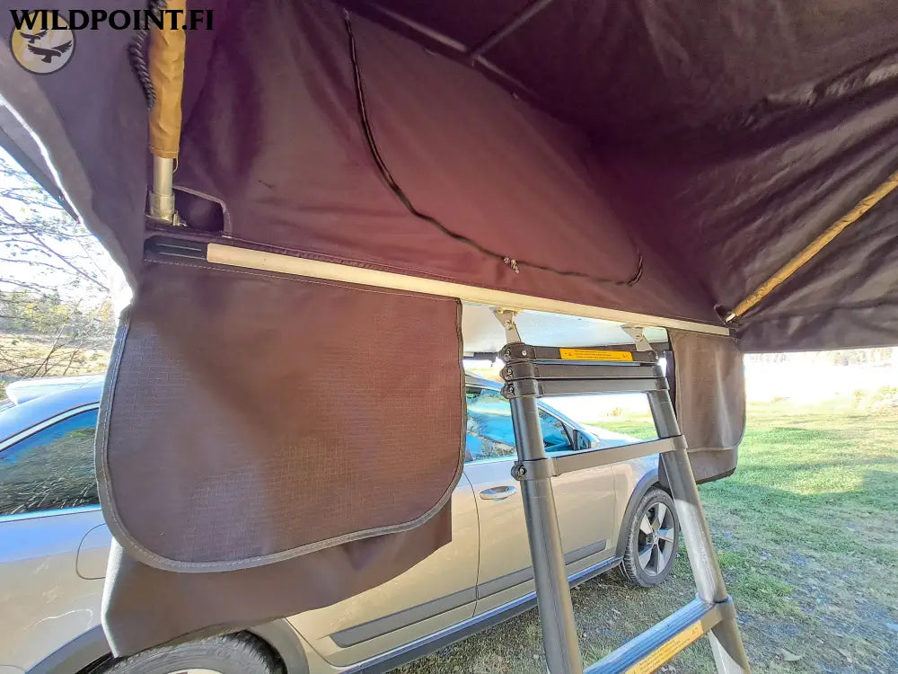 Auton kattoteltta ILMA pitkä 1.4 MUSTA - Musta - Kattoteltta