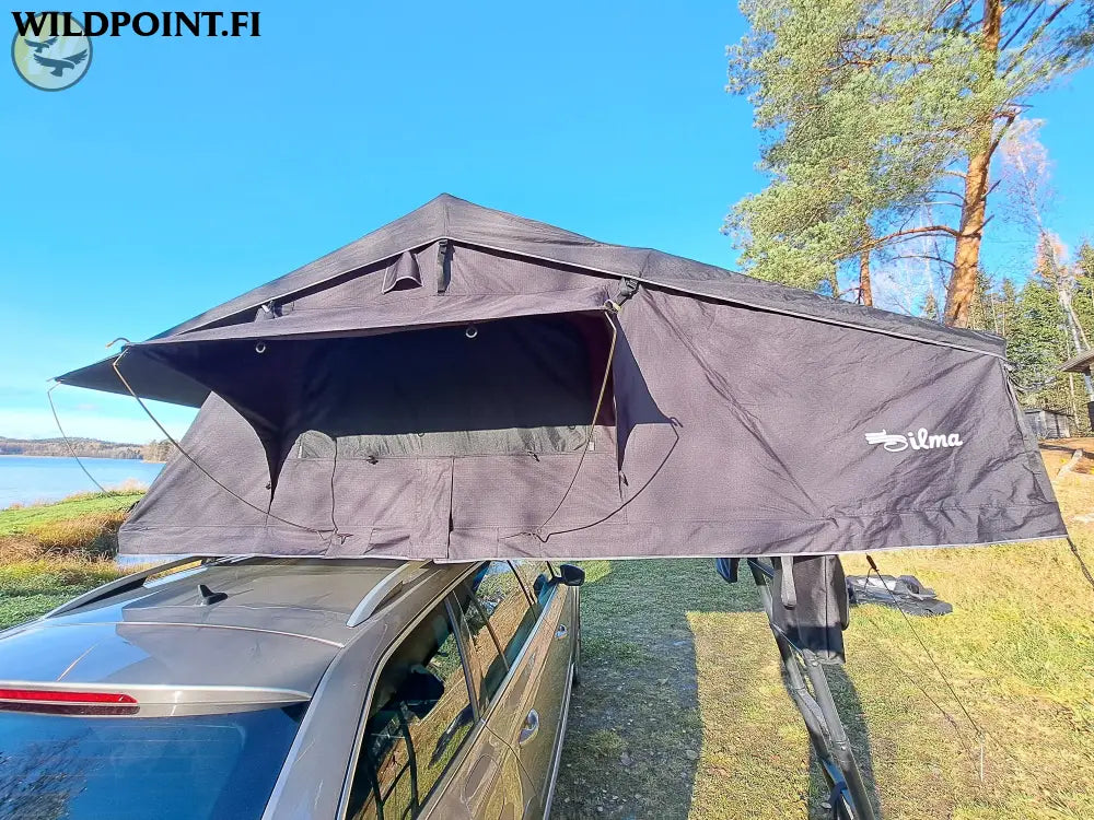 Auton kattoteltta ILMA pitkä 1.4 MUSTA - Musta - Kattoteltta