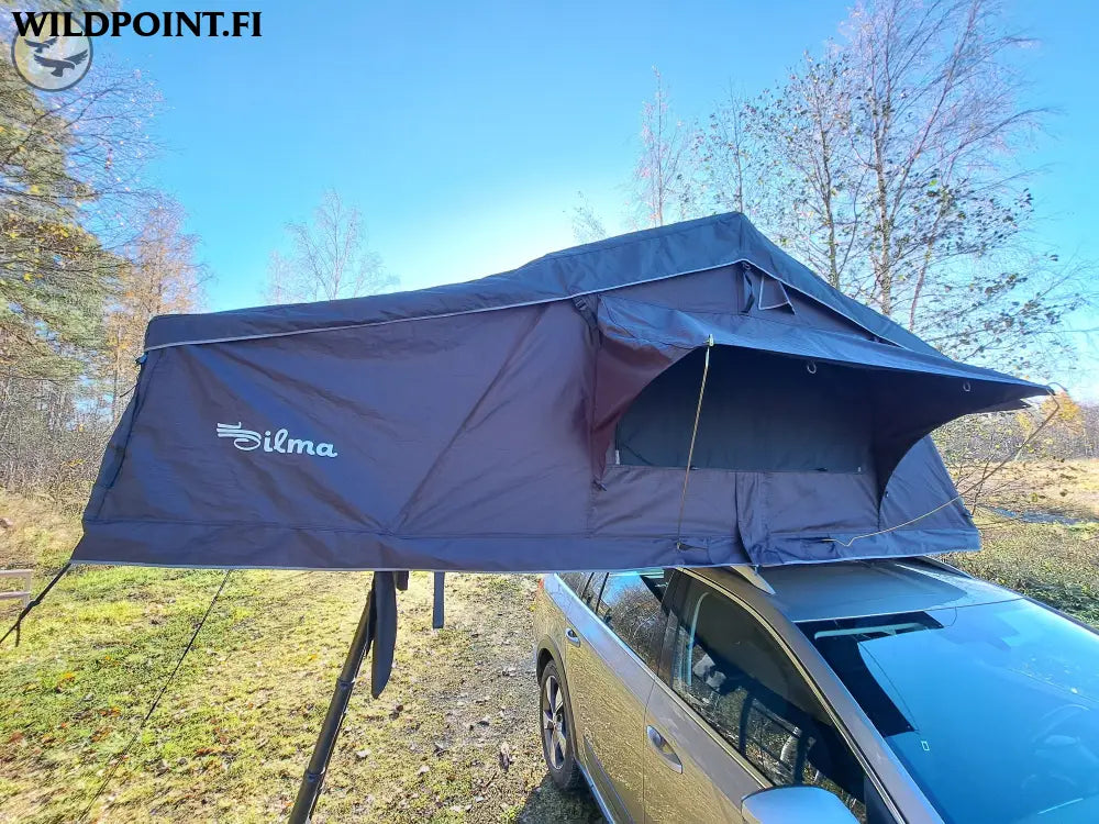 Auton kattoteltta ILMA pitkä 1.4 MUSTA - Musta - Kattoteltta