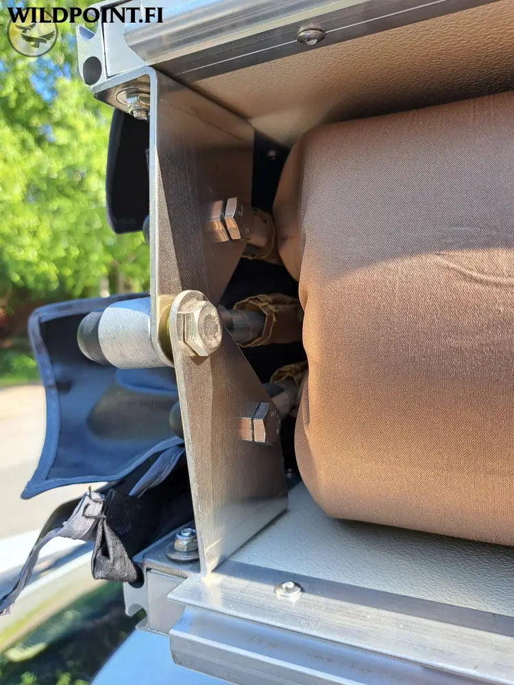 Auton kattoteltta ILMA pitkä 1.4 MUSTA - Musta - Kattoteltta