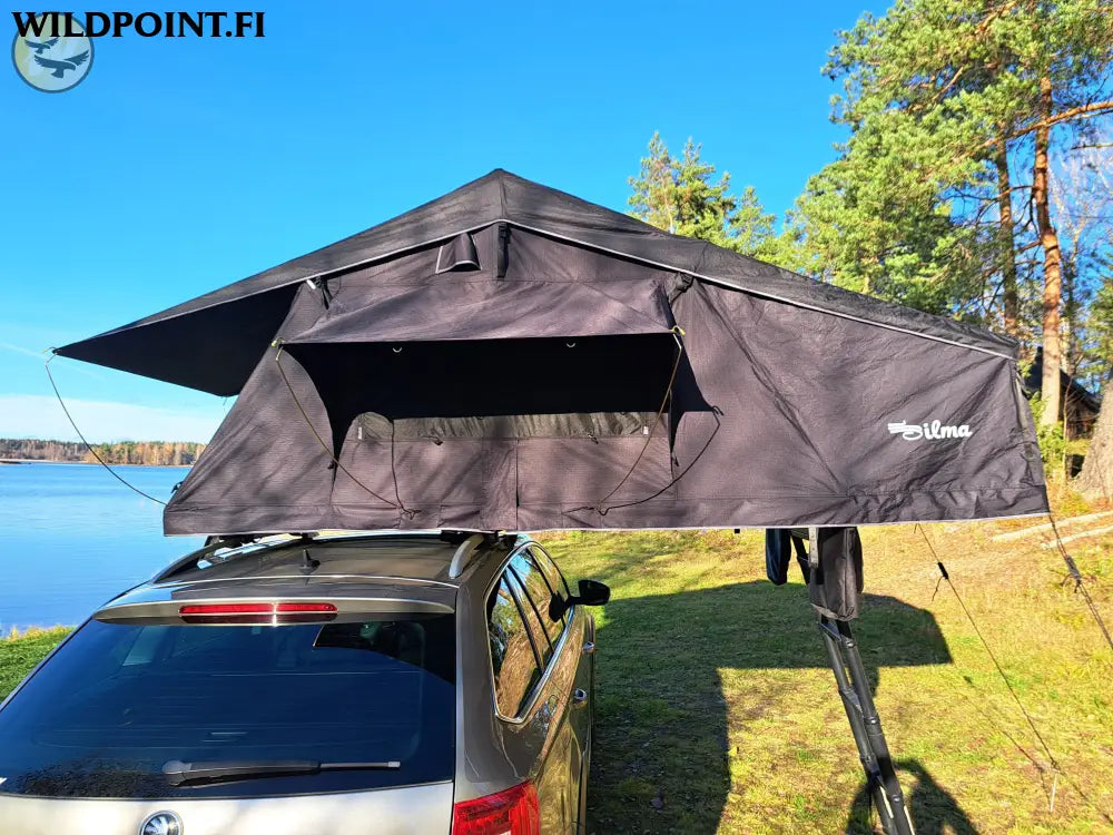 Auton kattoteltta ILMA pitkä 1.4 MUSTA - Musta - Kattoteltta