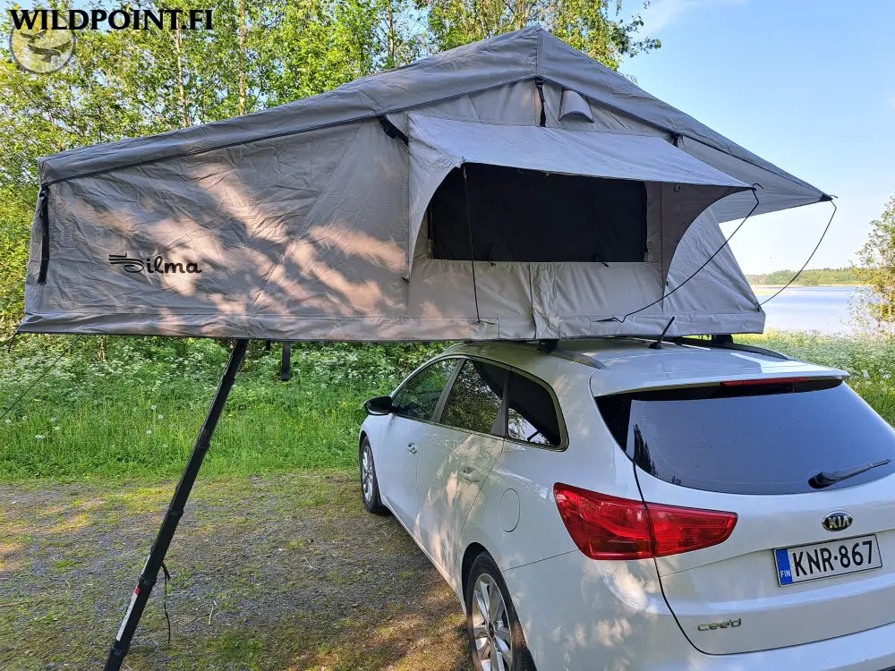 Auton kattoteltta ILMA pitkä 1.6 HARMAA - Harmaa - Kattoteltta