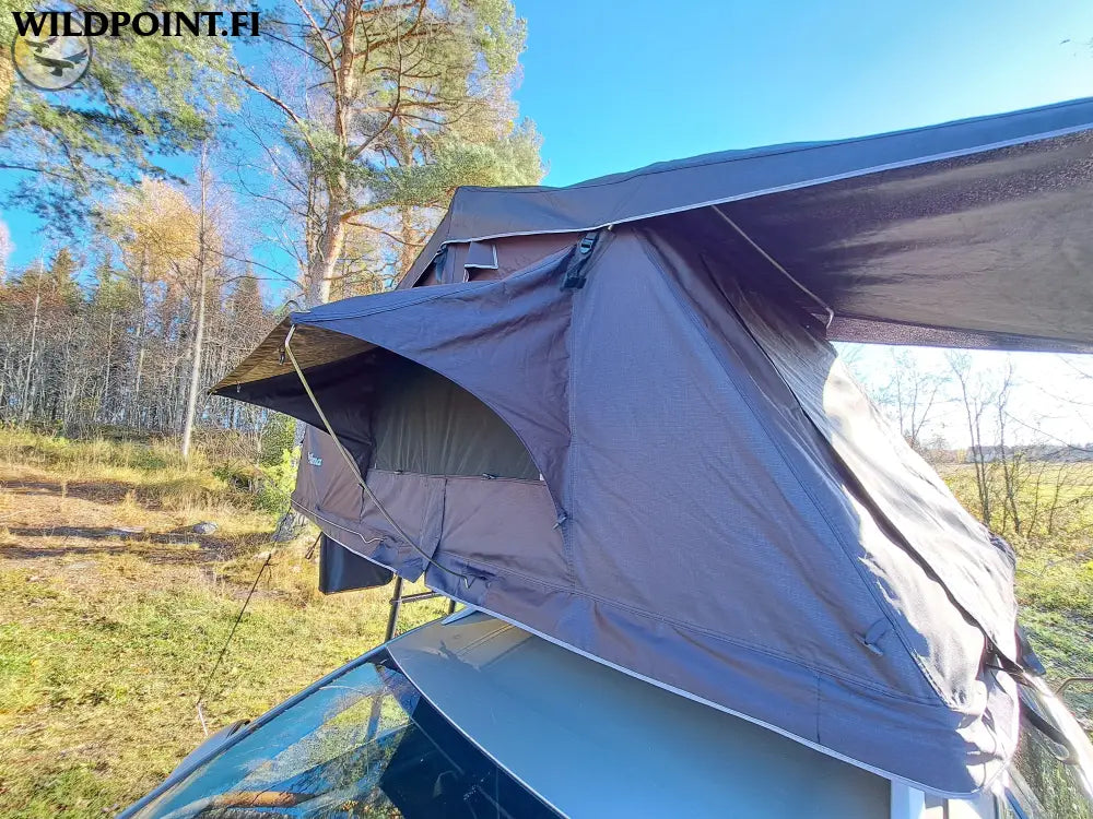 Auton kattoteltta ILMA pitkä 1.6 MUSTA - Musta - Kattoteltta