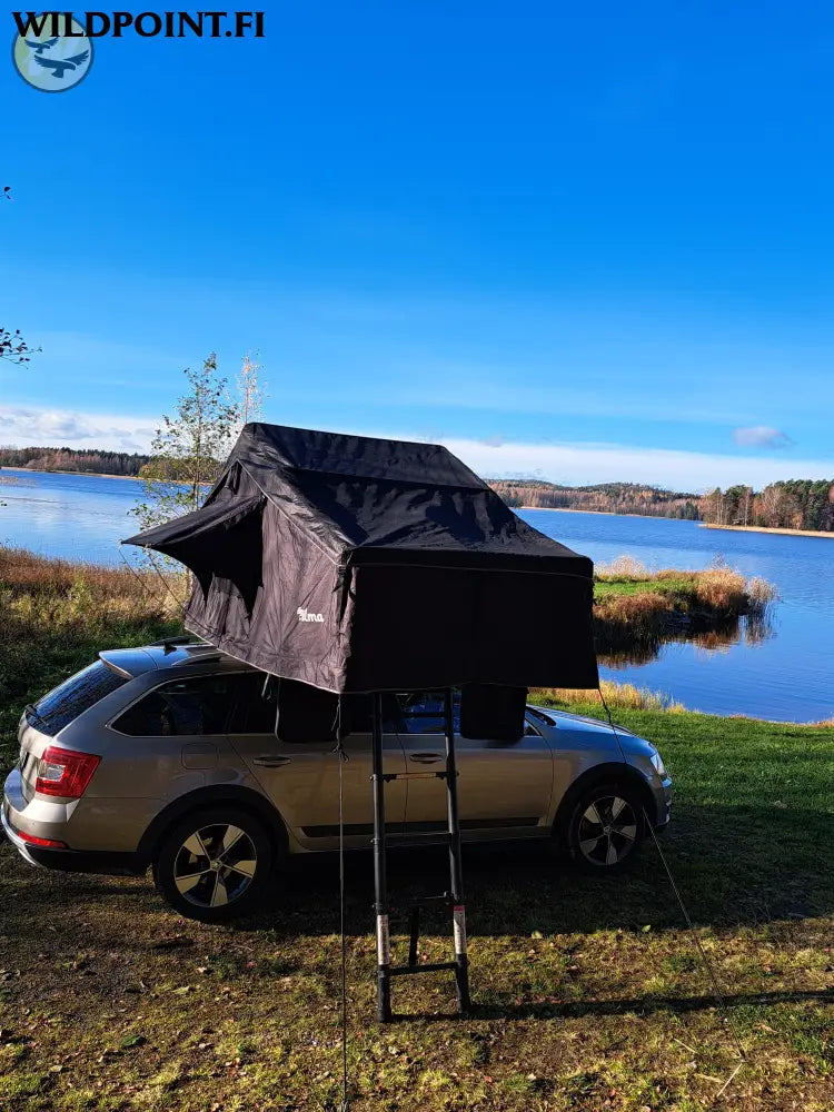 Auton kattoteltta ILMA pitkä 1.6 MUSTA - Musta - Kattoteltta