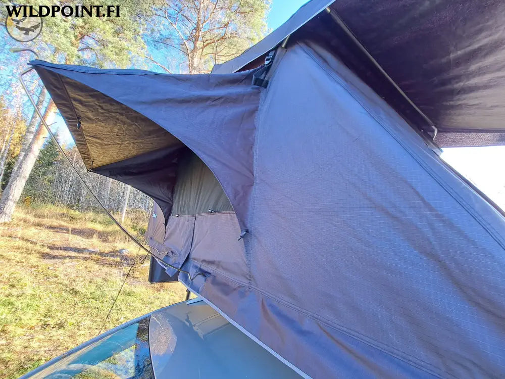 Auton kattoteltta ILMA pitkä 1.6 MUSTA - Musta - Kattoteltta