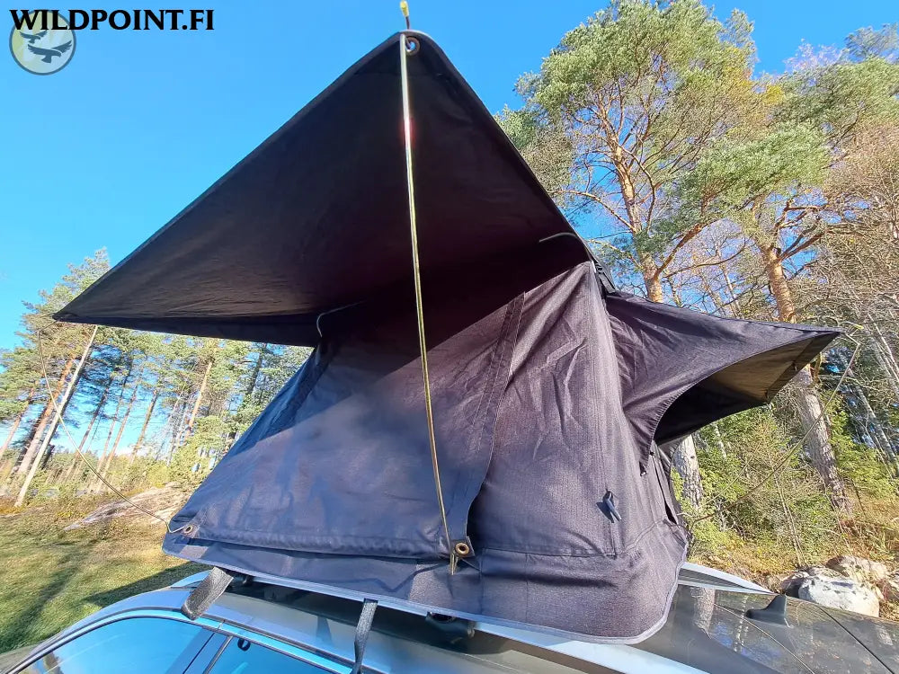 Auton kattoteltta ILMA pitkä 1.6 MUSTA - Musta - Kattoteltta