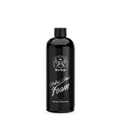 Black plastic bottle of bad boys neutral snow foam 1l with glossy finish and silver foil label with white cursive text