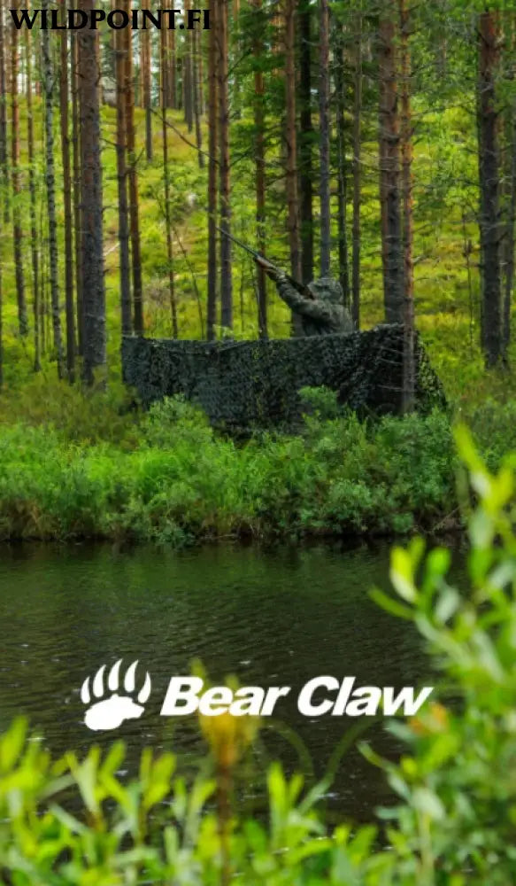 Bear claw naamioverkko kahdella värityksellä useita kokoja