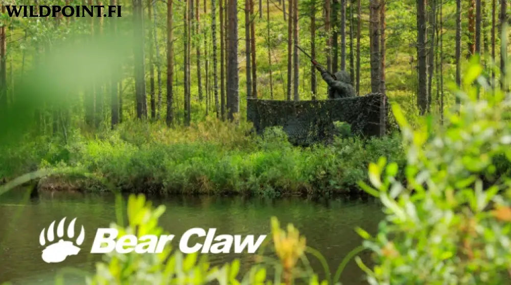 Bear claw naamioverkko kahdella värityksellä useita kokoja