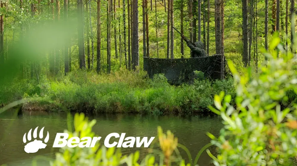 Bear claw naamioverkko kahdella värityksellä useita kokoja - retkeilyvarusteet verkkokaupasta