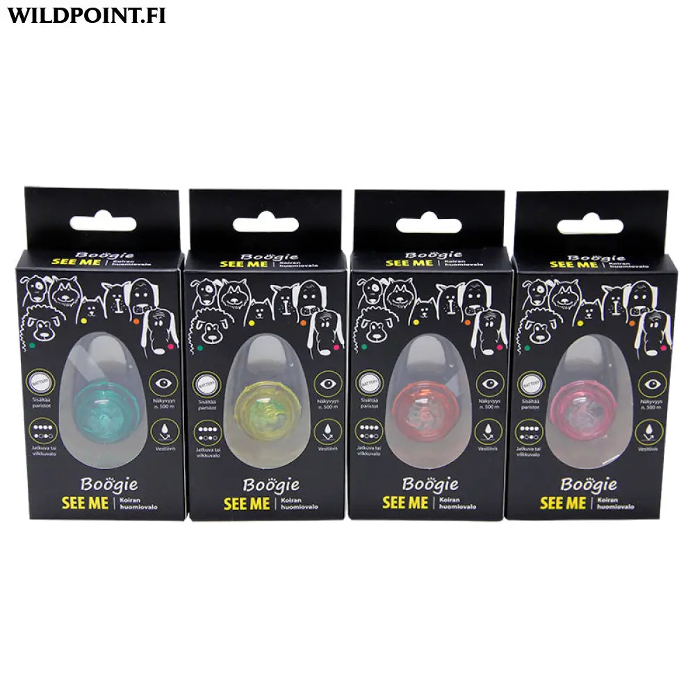 Boogie see me koiran huomiovalo